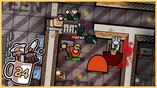 Gang Leader Assassination Escape! | Prison Architect #24