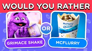 Would You Rather - Sweet Treats Edition🥤🍦 🍬