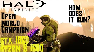 Halo Infinite Open World CAMPAIGN on GTX 1060 and Ryzen 5 1600 | HOW DOES IT RUN?