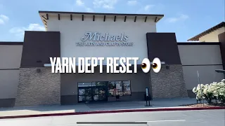 Michaels Yarn Dept ‘23 Reset