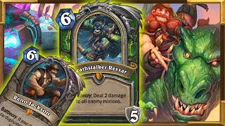 Highlander DK Hunter With Double Brann, Reno, N'Zoth & Sylvanas | Ruling The Wild | Hearthstone