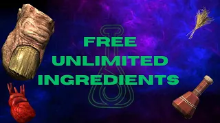 How to get UNLIMITED Ingredients & Potions COMPLETELY FREE - Skyrim Tutorials