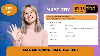 Medical Record  - IELTS Listening Practice Test 2024 Answers