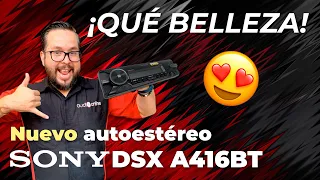 Nuevo Autoestéreo Sony DSX A416BT (Unboxing & Review) | AudioOnline.com.mx