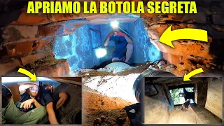 FINALMENTE APRIAMO LA BOTOLA SEGRETA ALLA FINE DEL TUNNEL DI NAPOLEONE - ABBIAMO RISCHIATO LA VITA!