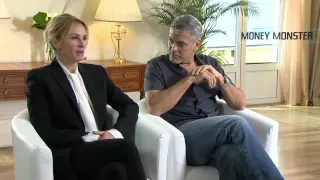 Julia Roberts & George Clooney discuss Money Monster in Cannes Courtesy of SONY Pictures/ EPK.tv