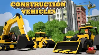 Construction Vehicles Trailer