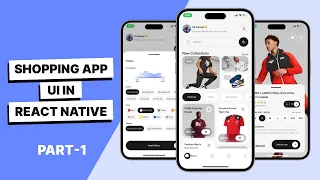 Shopping App UI With React Native | Part - 1 | Complex UI in React Native