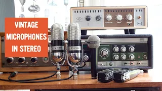 Vintage Microphones in Stereo