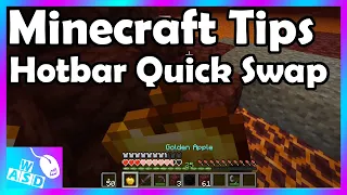 Minecraft Tips - Hotbar Quick Switch