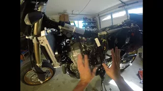 2018 DZR 400 SM removing and reinstalling the carb