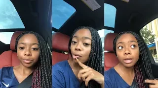 Skai Jackson | Instagram Live Stream | 21 November 2018