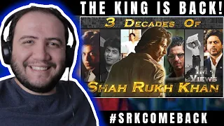 3 Decades Of SRK REACTION | Tribute To The Legend Of Indian Cinema 2022 By @SRKSQUAD