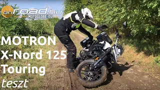 A legkisebb kalandmotor? MOTRON X-Nord 125 Touring teszt - Onroad.hu