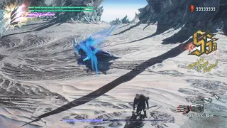 DMC5 Super Nero with DT of his father　vs　SOS Vergil　No Damage