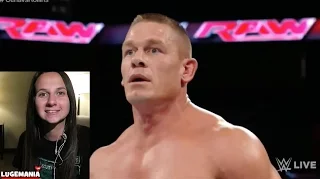 WWE Raw 6/27/16 John Cena vs Seth Rollins