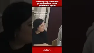 Vatandaşın oy kullanırken çıkardığı seslere sandık görevlilerin tepkisi #shorts