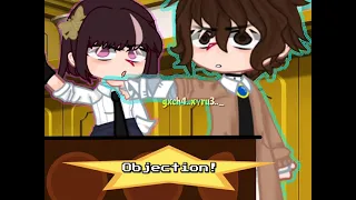 Objection meme 《 Dazai, Yosano, Yumeno/Q & Mori 》 ☆ Description ☆ #bsd #gacha #viral