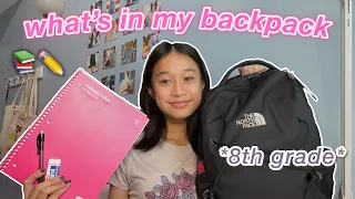 what’s in my backpack 2022 | middle school edition (8th grade)