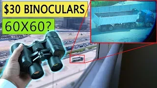 How Powerful are these $30 Binoculars? Apparently 60x60!