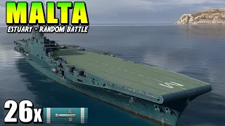 Aircraft carrier Malta - Strong torpedoes