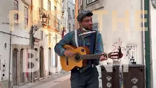 Folk Punk Street Performer Plays "I’m not a Good Person"