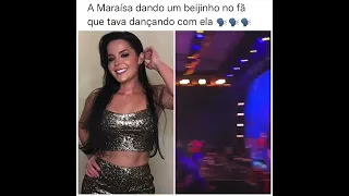 MARAÍSA PUXA FÃ PRA PALCO E BEIJA ELE 😱