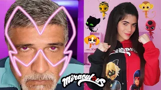 24 HORAS en un mundo de MIRACULOUS: Ladybug🐞❤️ | Mi PAPÁ fue AKUMATIZADO!!!😱 | Ana Vallee