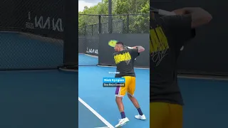 NICK KYRGIOS Slow-Motion Forehand 🎾💥 #NickKyrgios #Kyrgios #Tennis