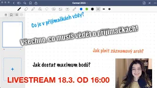 Jak psát přijímačky na maximální počet bodů! Poslední webinář tohoto školního roku 😱😱