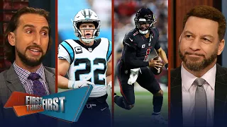 49ers acquire Christian McCaffrey; Kyler Murray yells at his Cardinals HC | NFL | FIRST THINGS FIRST