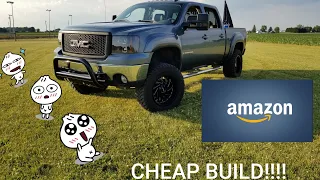 AMAZON PARTS TRUCK BUILD!!!! 2007 gmc Sierra with all cheap amazon parts. 5.3L V8 Z71