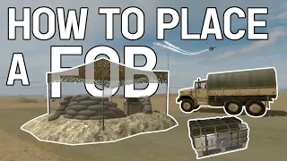 How to place down a FOB in Project Reality