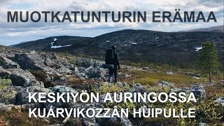 Muotkatunturin erämaa - Keskiyön auringossa Kuárvikozzâlle