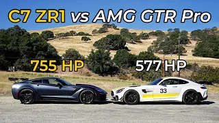 2019 Chevrolet Corvette ZR1 vs 2020 Mercedes AMG GTR Pro - Head to Head Review!