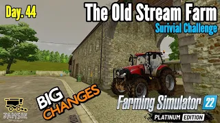 The Old Stream Farm | Day 44 | Survival Challenge | FS22 Xbox series S Timelapse