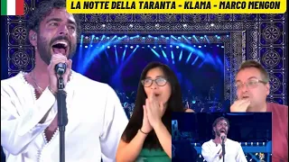 La Notte della Taranta - Klama - Marco Mengoni  | 🇩🇰REACTION