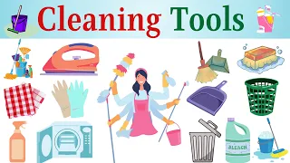 Cleaning Tools In English | House Cleaning & Laundry Vocabulary | Things You Learn