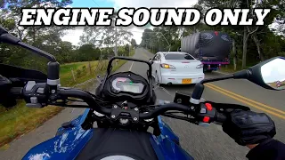 Benelli TRK 502 X Test Ride | Engine Sound Only | Solo Sonido Motor | Medina Motors