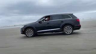 Audi Q7 on the beach