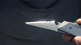 Titanium Knife OLFA Works Bushcraft Blade.