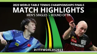 Daniel Habesohn vs Lin Gaoyuan | MS R64 | 2023 ITTF World Table Tennis Championships Finals