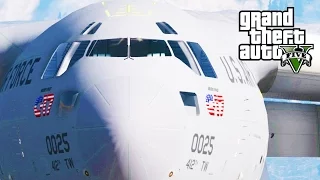 GTA 5 SP #32 - C-17A Globemaster III Mod