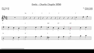 Smile - Charlie Chaplin 1936 (Alto Sax Eb) [Sheet music]