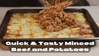 Quick And Tasty Minced Beef and Potatoes Recipe Easy Dinner Idea