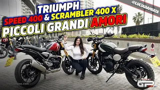 PROVA Triumph Speed 400 e Scrambler 400 X: piccoli grandi amori