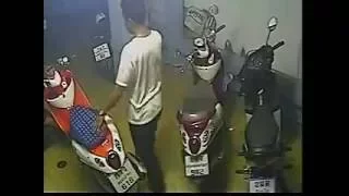 Bike thieves caught on camera.