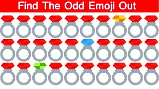 Find The Odd Emoji Out Emoji Puzzle Quiz | HOW GOOD ARE YOUR EYES #92