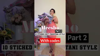 Meesho PART2 Stiched Pakistani Suit Haul #short #youtubeshorts #trending #viral #pakistanisuits