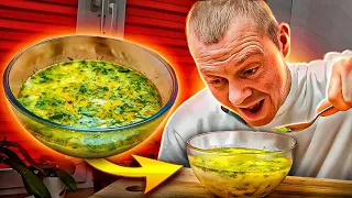 I take ONIONS AND A JAR OF PEAS, and I cook ingenious soup! Soup recipe in 20 minutes!